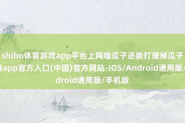 shibo体育游戏app平台上网嗑瓜子还能打理掉瓜子皮-世博app官方入口(中国)官方网站-IOS/Android通用版/手机版