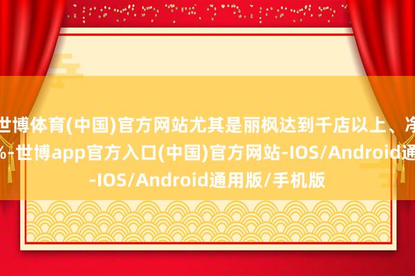 世博体育(中国)官方网站尤其是丽枫达到千店以上、净利率跨越30%-世博app官方入口(中国)官方网站-IOS/Android通用版/手机版