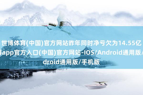 世博体育(中国)官方网站昨年同时净亏欠为14.55亿元-世博app官方入口(中国)官方网站-IOS/Android通用版/手机版